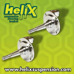 Picture of Helix 412545 1928 - 1948 Ford Chrome Forged Spindles (pair)