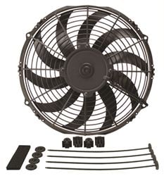 Picture of Derale Performance 16112 12" High Output Curved Blade Electric Puller Fan