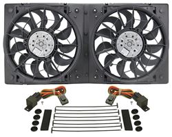 Picture of Derale Performance 16928 High Output Dual 12" Electric Rad Fan/plastic Shroud Kit