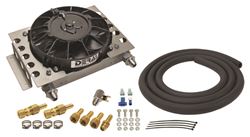 Picture of Derale Performance 15950 15 Row Atomic Cool Plate & Fin Remote Transmission Cooler Kit, -8an