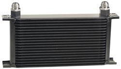Picture of Derale Performance 51910 Designed For Engine And Transmission Cooling;most Efficient Heat Exchangers Available;furnace Brazed Aluminum Construction With 4 Integrated Mounting Brackets;19 Row Cooler Design;male -10an Aluminum O-Ring Inlet Fittings;btu Rating: 37,000;