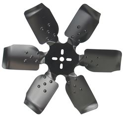 Picture of Derale Performance 17417 Steel Fan Blades;maximum Full Time Airflow;rated Up To 8,000 Rpm;17" Reverse Rotation Rigid Fan Design;