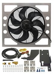 Picture of Derale Performance 20161 Replaces Fan Clutch, Fan Shroud & New Shroud Mounts To Factory Locations;complete Kit Includes Everything You Need For A Do-It-Yourself Installation;radiator Reservoir Remount Brackets Included (used On Some 4 & 6 Cylinder Applications);powder Coated Meta