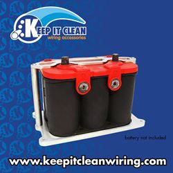Picture of Keep It Clean Wiring 54893 Optima Billet Battery Mount Kit