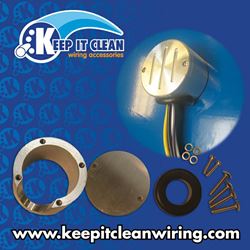 Picture of Keep It Clean Wiring 10618 Billet Firewall Wire Port