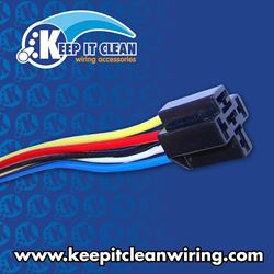 Picture of Keep It Clean Wiring 11029 Keep It Clean 12 Inch Plug And Play Deluxe Relay Harness Socket
