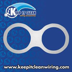 Picture of Keep It Clean Wiring 15511 Keep It Clean Retro 2 Billet Button Plate Medium Size