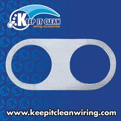 Picture of Keep It Clean Wiring 15510 Keep It Clean Daytona 2 Billet Button Plate Medium Size