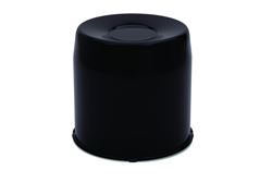Picture of Gorilla Automotive HC211BC Push Through Hub Cover Closed End 5.1 OD Steel Black Painted Bulk HC211BC