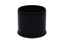 Picture of Gorilla Automotive HC212BC Push Through Hub Cover Open End 5.1" Wheel Bore Steel Black Painted Bulk HC212BC