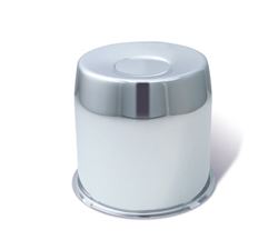 Picture of Gorilla Automotive HC211A Push Through Hub Cover Closed End 5.1 Wheel Bore Steel Chrome Plated Bulk HC211A