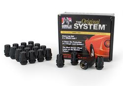 Picture of Gorilla Automotive 71623NBC Original Gorilla Lock System Acorn Bulge 13/16Hex 12x1.25 Black 20qty 71623NBC