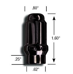 Picture of Gorilla Automotive 21138ETBC To Insure Proper Lug Nut, Lug Bolt Or Wheel Lock Selection, Refer To Your Current Lug Nut To Determine Correct Lug Nut Style And Thread Size For Your Vehicle