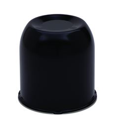 Picture of Gorilla Automotive HC202BC Push Through Hub Cover Closed End 3.195 OD Steel Black Painted Bulk HC202BC