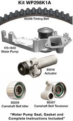 Picture of Dayco WP298K1A Water Pump Kit With Components And Belt,