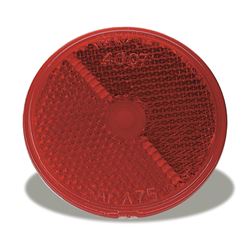 Picture of Grote 40072 2.5" Red Round Stick-On Reflector
