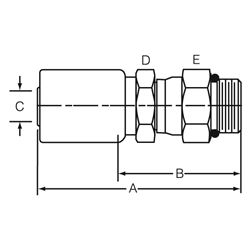 Dayco 142589 Hydraulic Adapter