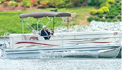 Picture of Carver Covers 510A08 4 Bow Ptn Cnvas Burgundy