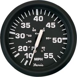 Picture of Faria Instruments 32803 FARIA EURO BLACK 4" TACHOMETER 4000 RPM DIESEL MAGNETIC