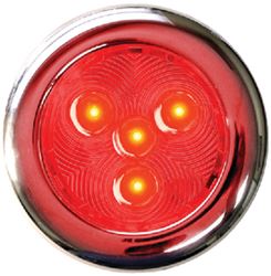 Picture of T-H Marine LED51897DP Led Puck Light Ss 3in Red