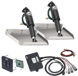 Picture of Lenco 15102-104 LENCO 12"X12" EDGEMOUNT TRIM TAB SYSTEM W/ DOUBLE ROCKER
