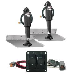 Picture of Lenco 15101-104 LENCO 9"X12" STANDARD TRIM TAB KIT AND DOUBLE ROCKER SWITCH