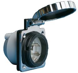 Picture of AFI 303SSEL-B Afi/marinco/guest/nicro/bep 303SSEL-B Power Inlet 30 Amp