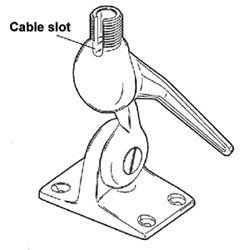 Picture of Shakespeare Antennas 5187 Ratchet Mount Ss Four Way