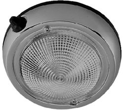 Picture of Perko 0300DP2CHR PERKO CHROME PLTD SURF MOUNT 6" O.D.(5" LENS) DOME LIGHT W/