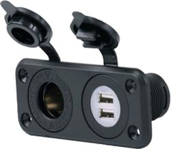 Picture of AFI 12VCOMBO 12V & USB Connectors, Outlets, Plugs & Extensions