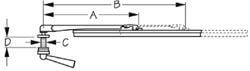 Picture of Sea-Dog Line 412601-1 Chrome Brass Hand Wiper