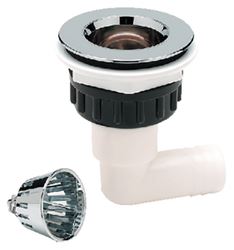 Picture of Forespar 907017 2" 90° Plastic Drain Fitting, Fits 1" Hose