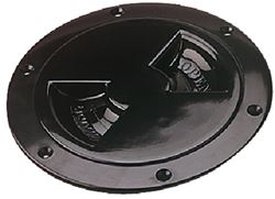 Picture of Sea-Dog Line 337145-1 Deck Plate -Screw Out 4in Blk
