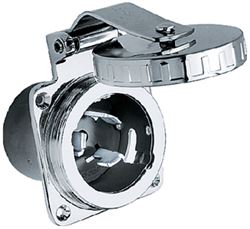 Picture of Hubbell HBL504SS Power Inlet S/s 50a/250v
