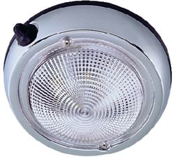 Picture of Perko 0300DP0CHR PERKO CHROME PLTD SURF MOUNT 3 3/4 O.D.(3" LENS) DOME LIGHT