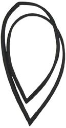 Picture of URO 113 670 0139 230SL Weatherstrip Seal