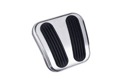 Picture of Lokar BAG6169 Billet Aluminum Curved E-Brake Pedal Pad; Brushed Aluminum; Brushed
aluminum; W/rubber Insert;