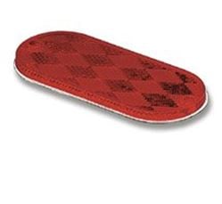 Picture of Grote 41042 REFLECTOR, RED , OVAL SCR
