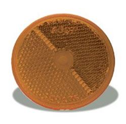 Picture of Grote 40073 2.5" Yellow Round Stick-On Reflector
