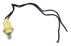 Picture of Crown Automotive Jeep Replacement 5455853K Side Marker Socket, Left Or Right, W/ Clear Bulb