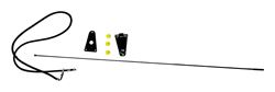 Picture of Crown Automotive Jeep Replacement 82200683K Black Antenna Kit For 1975-1995 Jeep Cj'S & Yj Wrangler; Includes Bracket