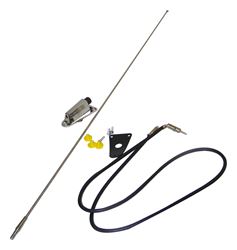Picture of Crown Automotive Jeep Replacement 8127842K Chrome Antenna Kit For 1975-1995 Jeep Cj'S & Yj Wrangler; Includes Bracket