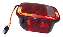 Picture of Crown Automotive Jeep Replacement J5758254 Right Tail Lamp W/ Side Marker Light For 1981-86 Jeep Cjs; Black Body