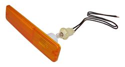 Picture of Crown Automotive Jeep Replacement 994020K Amber Side Marker Light Kit, Left Or Right Front, W/ Clear Bulb & Wiring