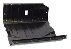 Picture of Crown Automotive Jeep Replacement J5357023 Black Fuel Tank Skid Plate For 1976-90 Cjs & Yj Wranglers W/ 15 Gallon Fuel Tank