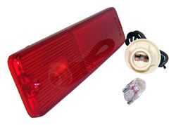 Picture of Crown Automotive Jeep Replacement 994021K Red Side Marker Light Kit, Left Or Right Front, W/ Clear Bulb & Wiring