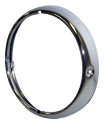 Picture of Crown Automotive Jeep Replacement J0649518 Chrome Left Or Right Headlight Bezel For 1946-71 Jeep & Willys Vehicles