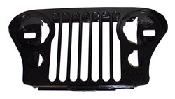 Picture of Crown Automotive Jeep Replacement J5752656 Grille, Black, W/ Parking Lamp With 2 Screws