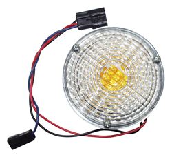 Picture of Crown Automotive Jeep Replacement J0989852 Left Or Right Front Parking Lamp 1969-1975 Jeep Cj-5, Cj-6, W/ 3 Screws In Lens