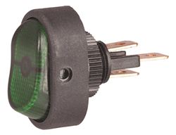 Picture of Hella H61923001 Spst Led Green Rocker Switch